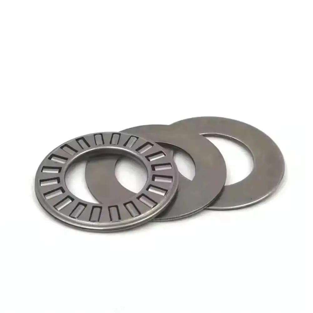 4 Sets AXK2035 Thrust Needle Roller Bearings with Washers, 20mm Bore, 35mm OD, 2mm Thick, showing chromium steel rollers with steel cage.
