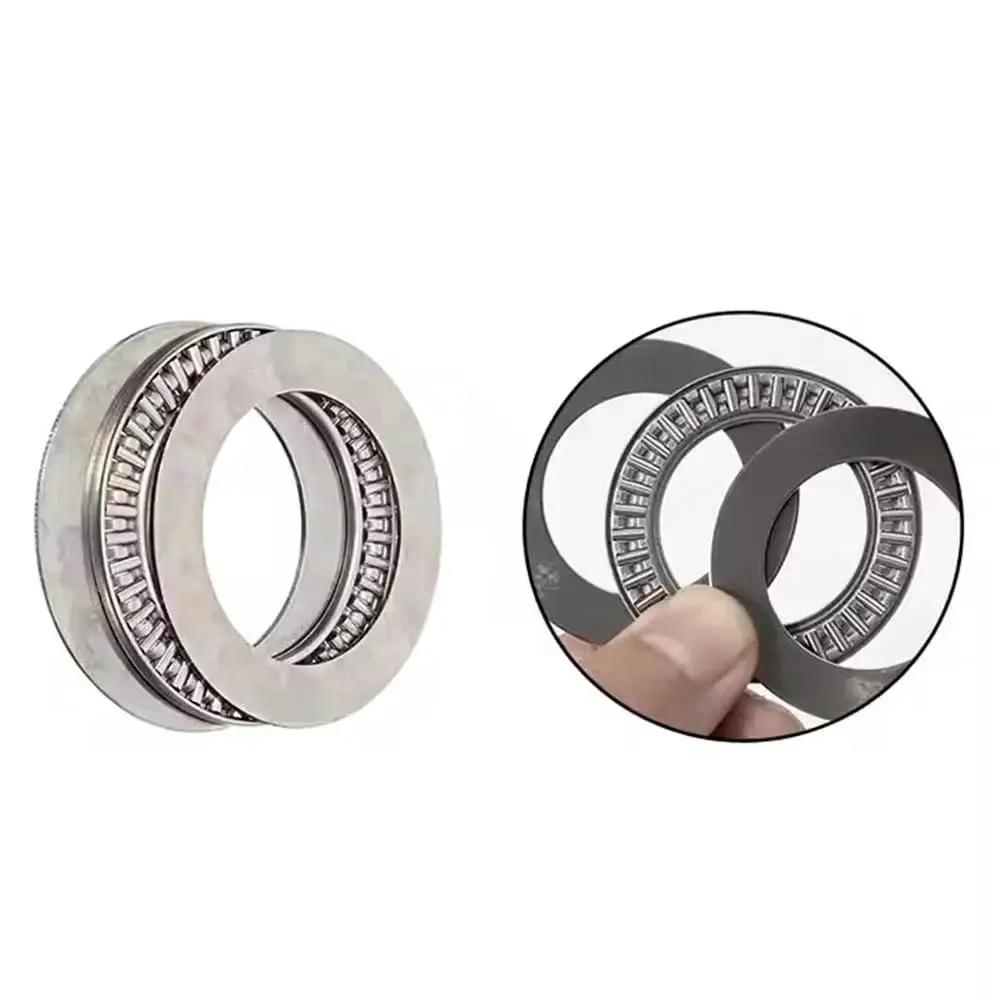 4 Sets AXK2035 Thrust Needle Roller Bearings With Washers, 20mm Bore, 35mm Outer Diameter, chromium steel rollers