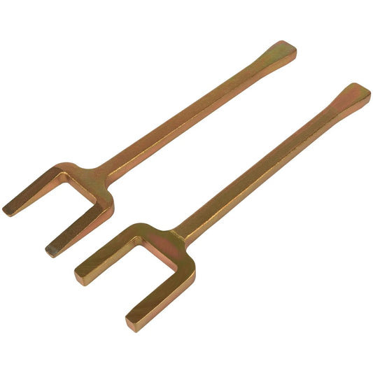 2 Piece Axle Popper Kit Inner CV Axle Removal Tool Set for front wheel drive vehicles, shown with metallic finish for axle removal.