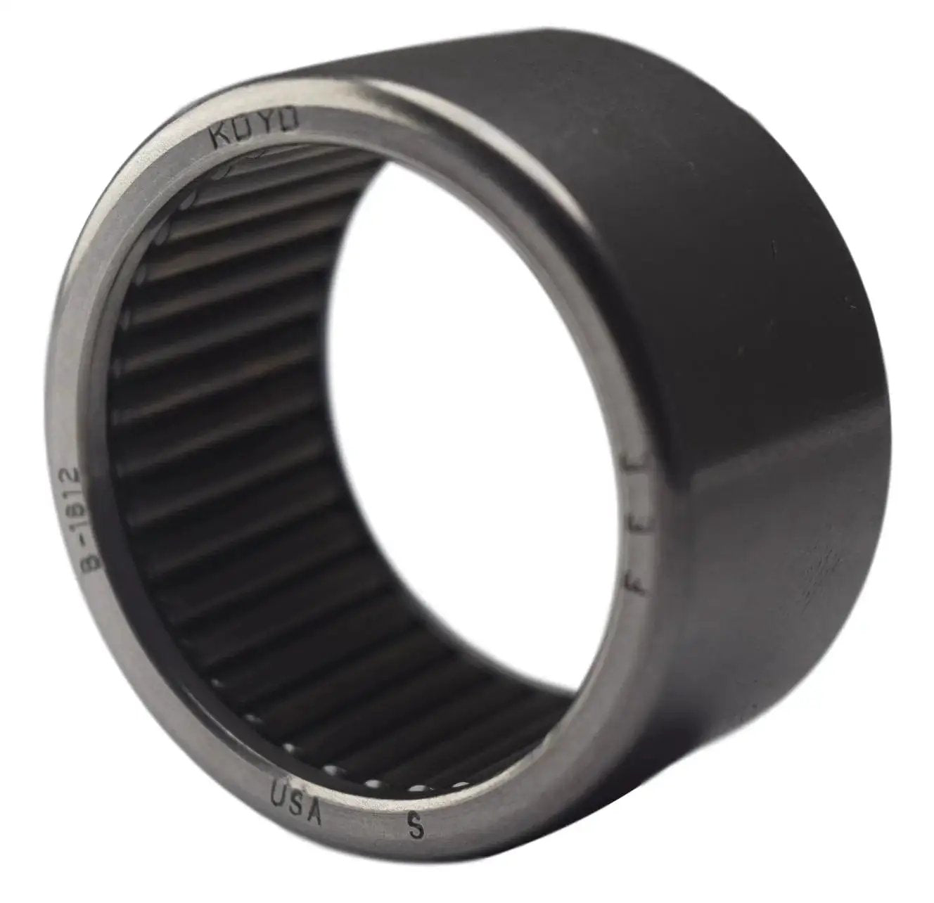 Full Complement Drawn Cup Needle Roller Bearing B-1812 1-1/8 In Bore 1-3/8 In OD 3/4 In Width Made In USA KOYO