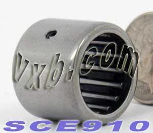 BA910ZOH Shell-Type Needle Bearing 9/16x3/4x5/8 Inch