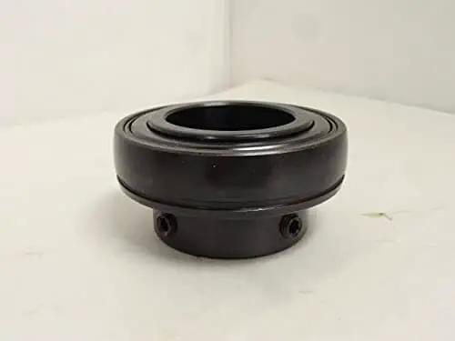 Ball Bearing Insert With One And Fifteen Sixteenths Inch Bore And Ninety Millimeter Outer Diameter Heavy Duty Set Screw Locking Industrial Grade Precision Component For Machinery Rexnord MB251-1516-PENPA, front view