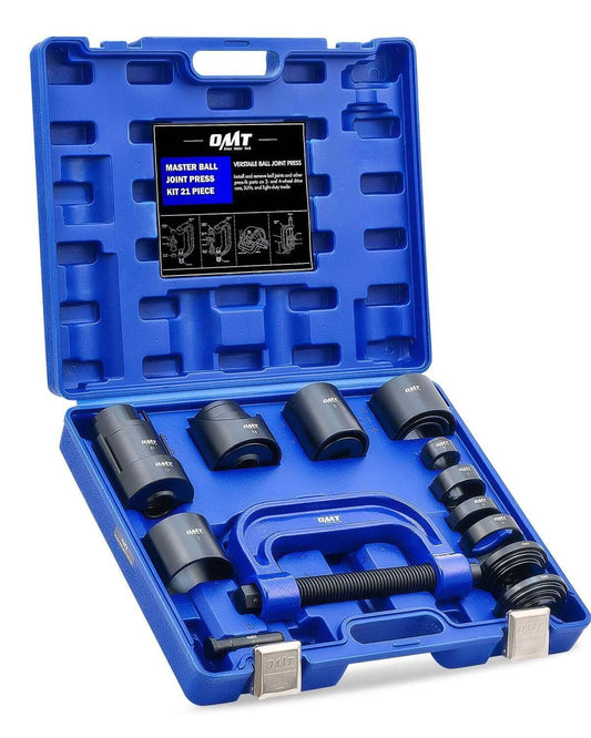 Ball Joint Press Kit, 21-Piece Ball Joint Removal Tool for Installing and Removing Ball Joints, U Joints, and Anchor Pins in case