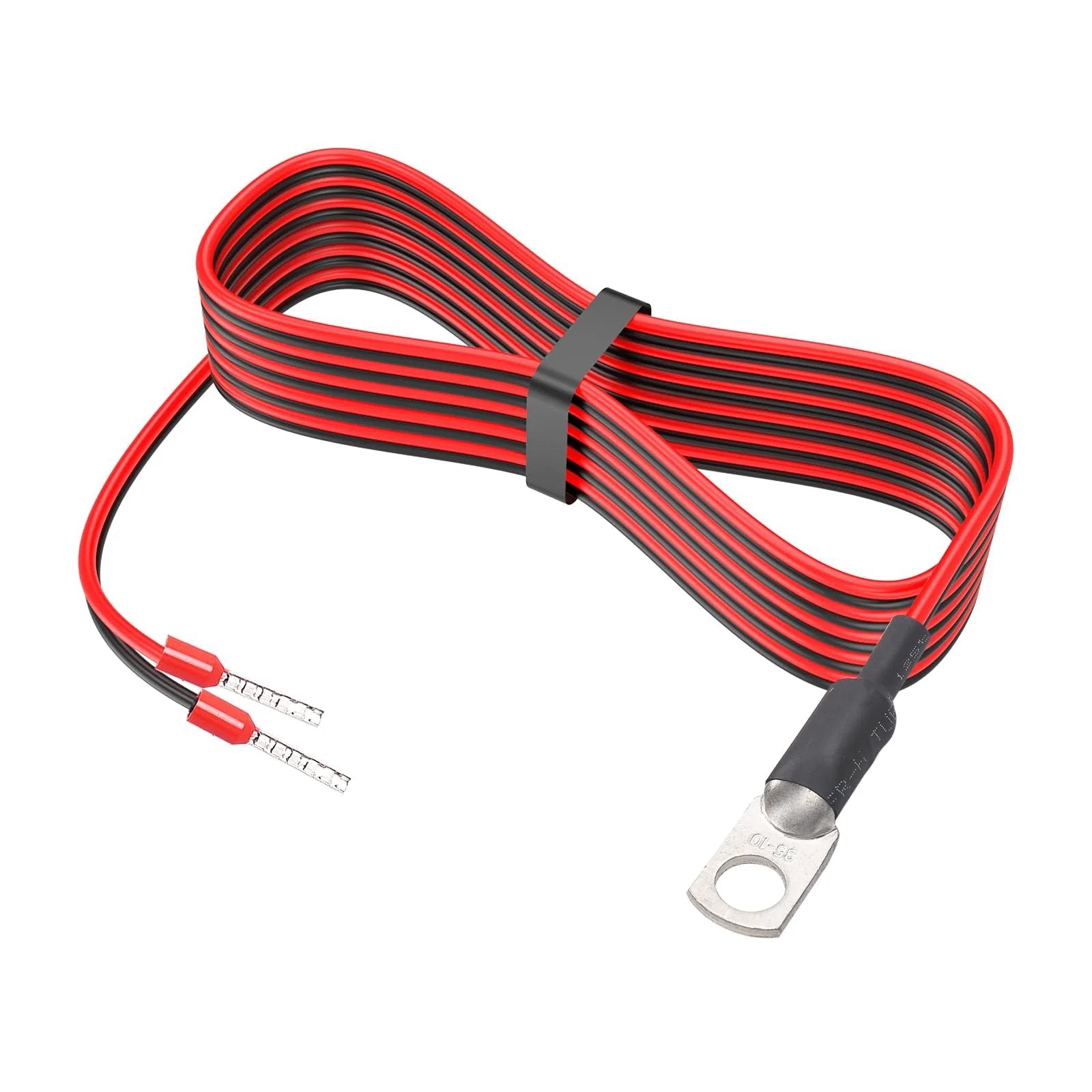 High Precision Battery Temperature Sensor Replacement For Victron Energy Quattro And MultiPlus Inverter Chargers Cerbo GX And Venus GX connection wire with red and black insulation.