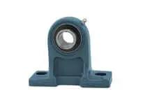 Single unit set screw pillow block 32mm bore wide housing pedestal base locking collar shaft support sealed ball design mount
