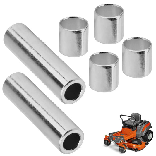 2 Pack Bearing Sleeve 1-513034 And Idler Bushing Pivot 1-603384 For Exmark Toro Lazer Z mower parts shown with lawn mower
