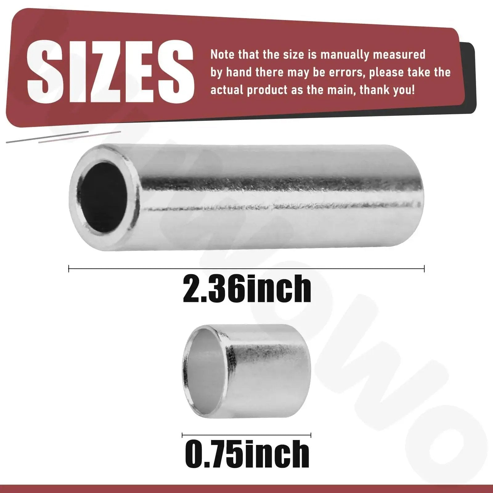 2 Pack Bearing Sleeve 1-513034 And Idler Bushing Pivot 1-603384 For Exmark Toro Lazer Z Quest sizes 2.36in 0.75in