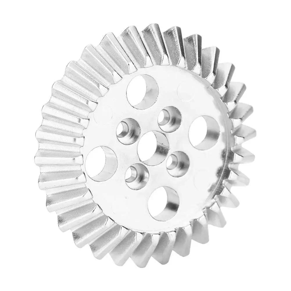 Front view of Beefy Bevel Gear Set For FRC Robots Zinc Alloy Aluminum Bearing 22mm, showcasing zinc alloy material and 30 teeth design.