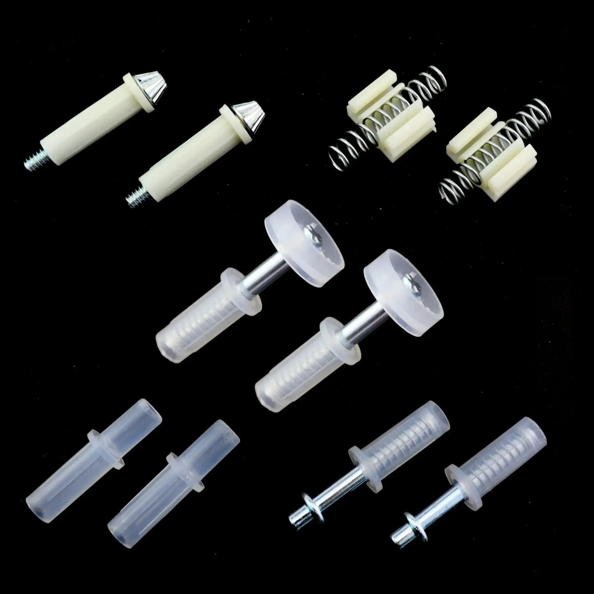 Bi-Fold Door Hardware Sliding Guides Set 10 Pieces For Bi-Fold Closet And Accordion Doors Repair Replacement Kit