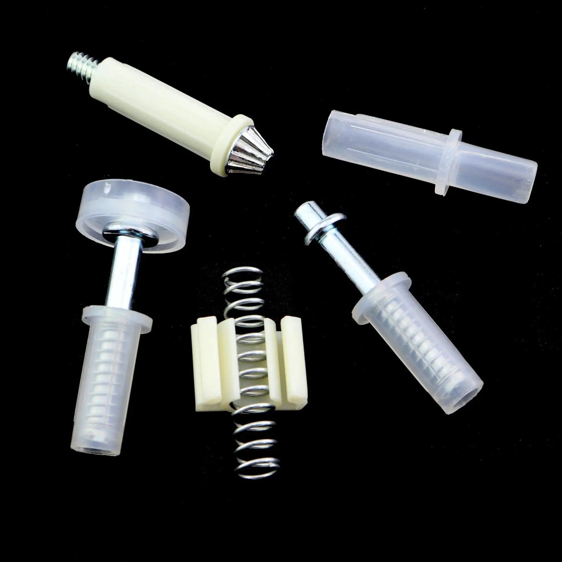 Bi-Fold Door Hardware Sliding Guides Set 10 Pieces For Bi-Fold Closet And Accordion Doors Repair Replacement Kit