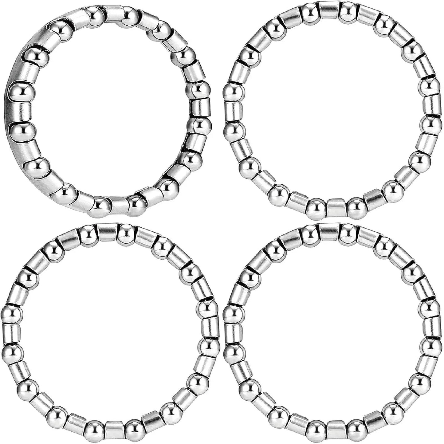 5 By 32 Inch 16 Balls Stainless Steel Bike Headset Bearings Set Of 4 Pieces For Mountain Bikes Kids Bikes And Low Speed Bicycles Retainer Wheel Frame Bearings For Smoother Steering And Longer Service Life