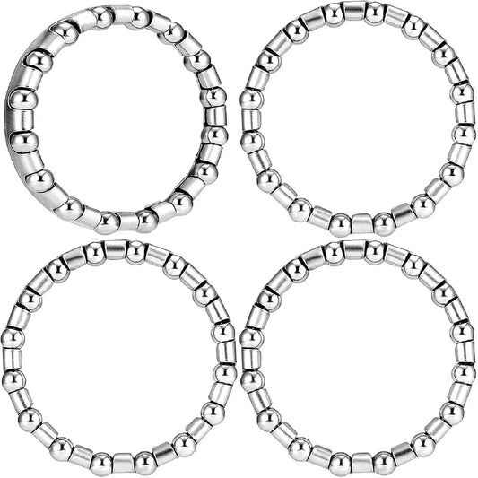 5 By 32 Inch 16 Balls Stainless Steel Bike Headset Bearings Set Of 4 Pieces For Mountain Bikes Kids Bikes And Low Speed Bicycles Retainer Wheel Frame Bearings For Smoother Steering And Longer Service Life