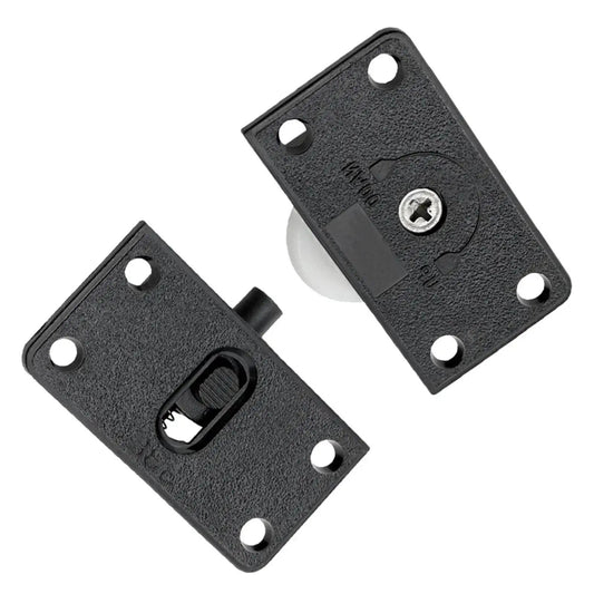 2 Pieces Black Sliding Cabinet Hardware Kit For Wardrobes And Closets Mute Door Pulley Wheels For Doors Drawers Windows And Closets Made From ABS Material For Durable Scratch Resistant And Smooth Sliding