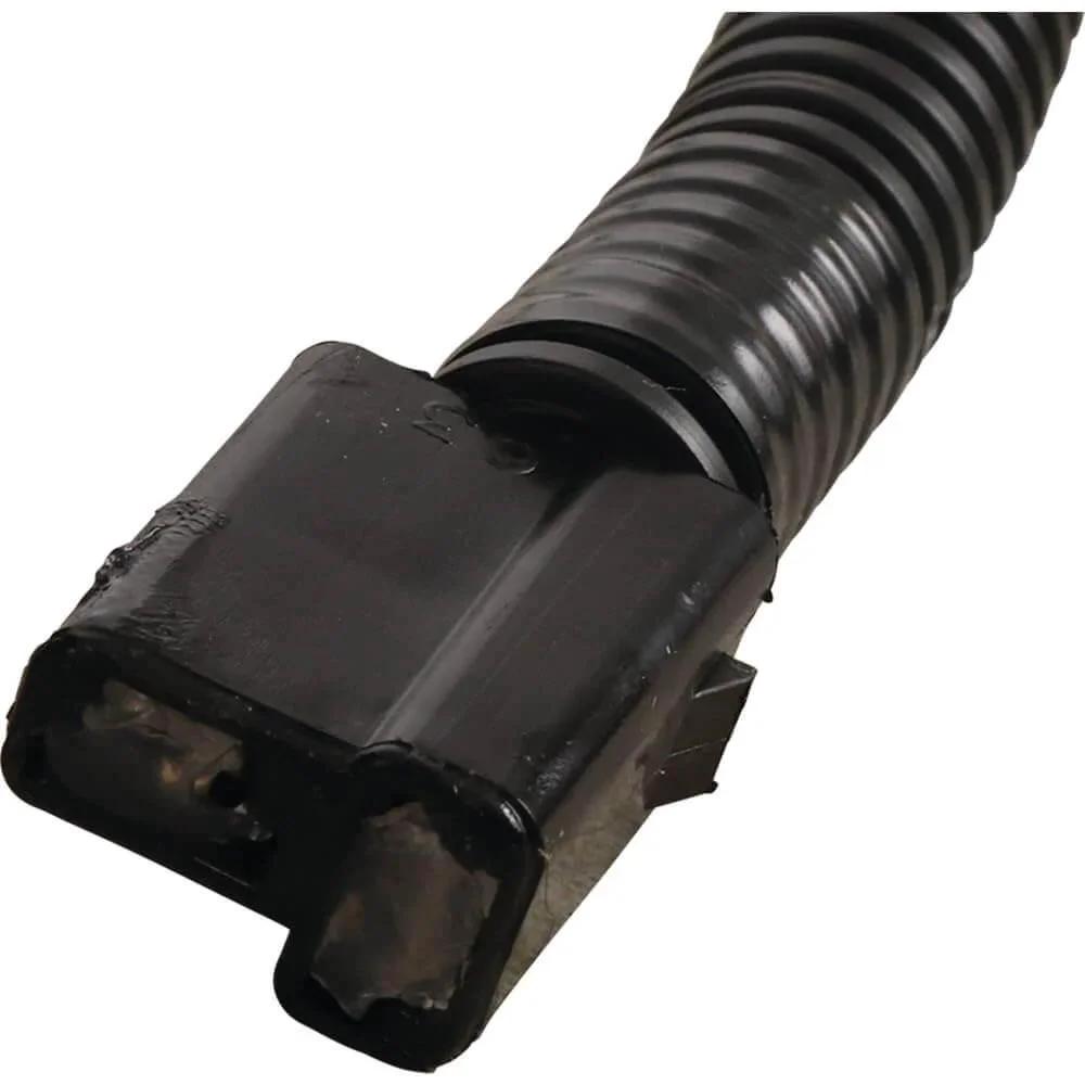 Close-up of a black PTO clutch component, electrical connector visible, part of Pto Clutch 1 Inches Id Counter Clockwise By Parts X0918 Am38404 Magtjd3.