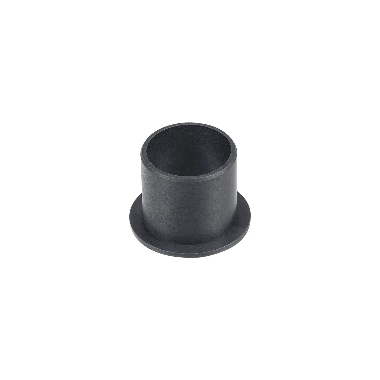 Flanged Sleeve Bearing 20mm Bore 23mm OD 21mm Length POM Self Lubricating Oilless Wrapped Black Bushings side view