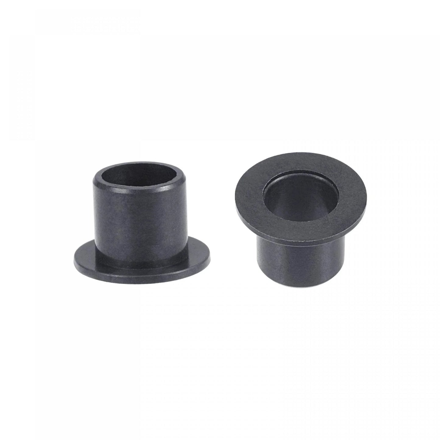 Flanged Sleeve Bearing Set With 8mm Bore 10mm Outer Diameter And 10mm Length POM Self Lubricating Oil Free Bushings In Black Pack Of 4