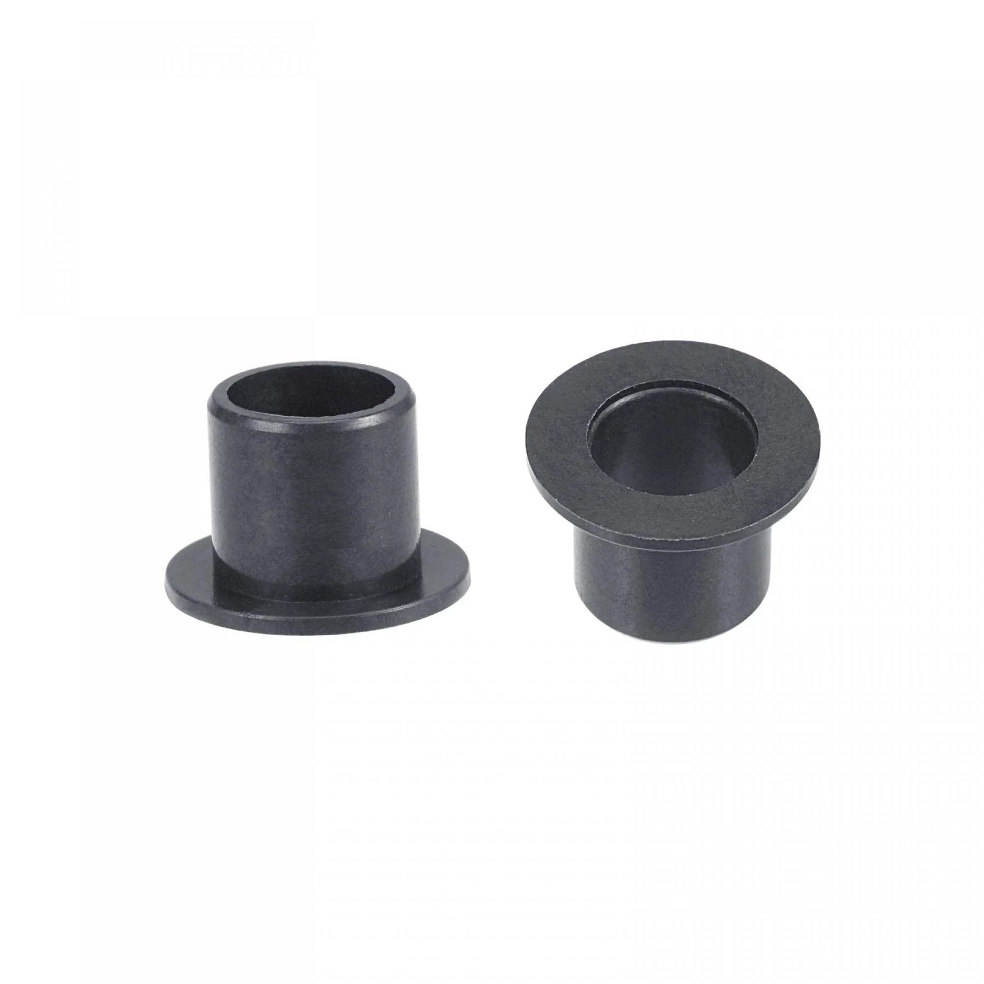 Flanged Sleeve Bearing Set With 8mm Bore 10mm Outer Diameter And 10mm Length POM Self Lubricating Oil Free Bushings In Black Pack Of 4