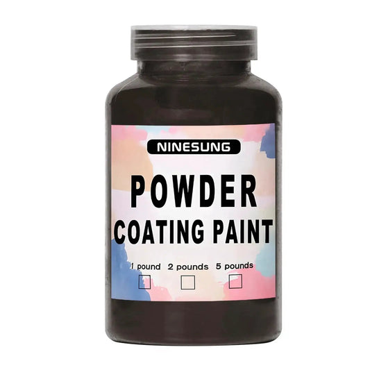 Powder Coating Paint For Metal Surfaces Black 4 Ounces Premium Quality Powder Coat For Cars Boats Bridges Factories