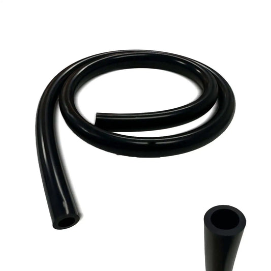 High Temperature Silicone Vacuum Hose Three Eighths Inch Inner Diameter 10 Feet Long Black Automotive Vacuum Tubing coiled
