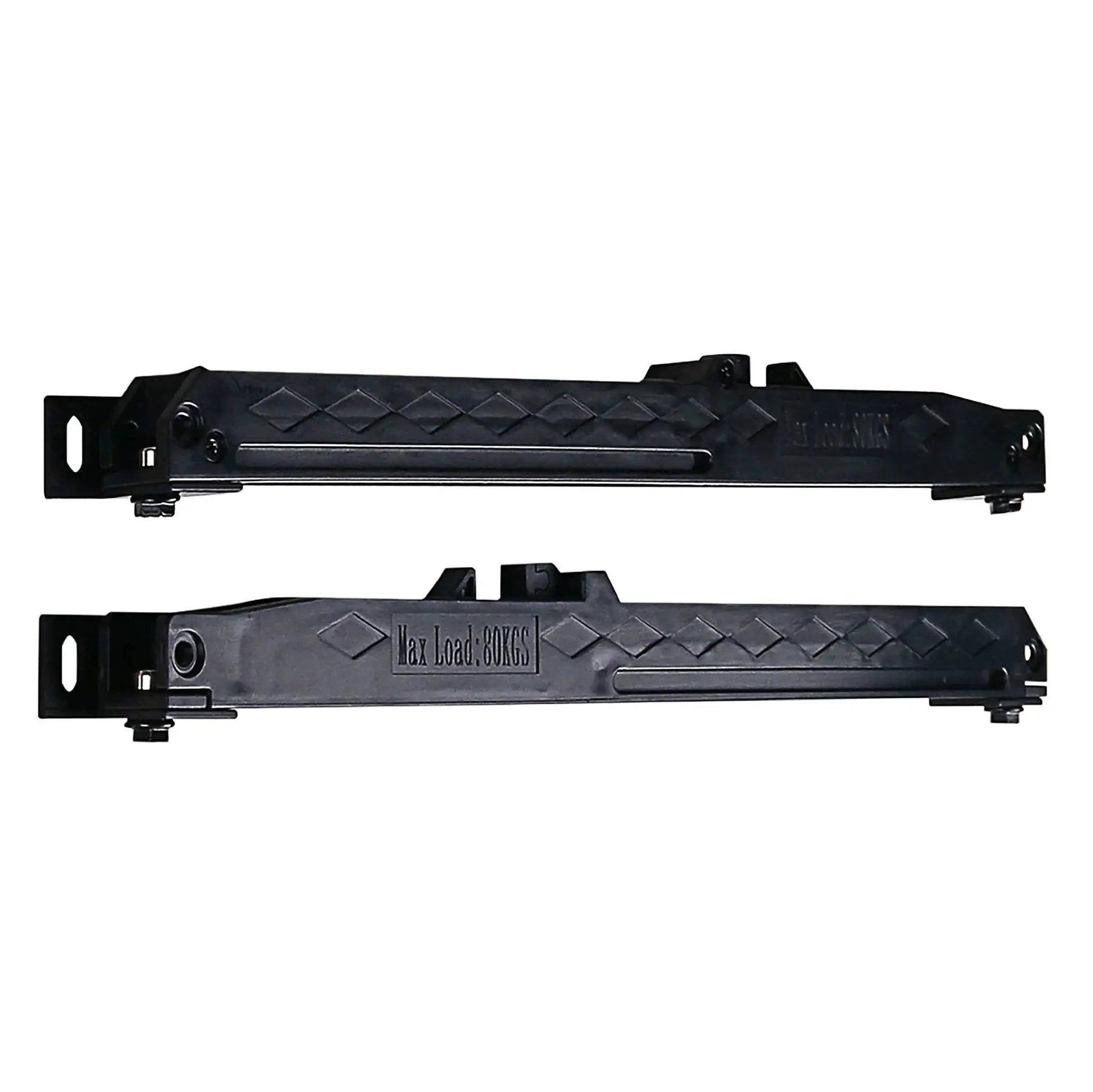 N700-112 Interior Sliding Barn Door Hardware Soft Close Kit Matte Black, discreet track mount, close-up view.