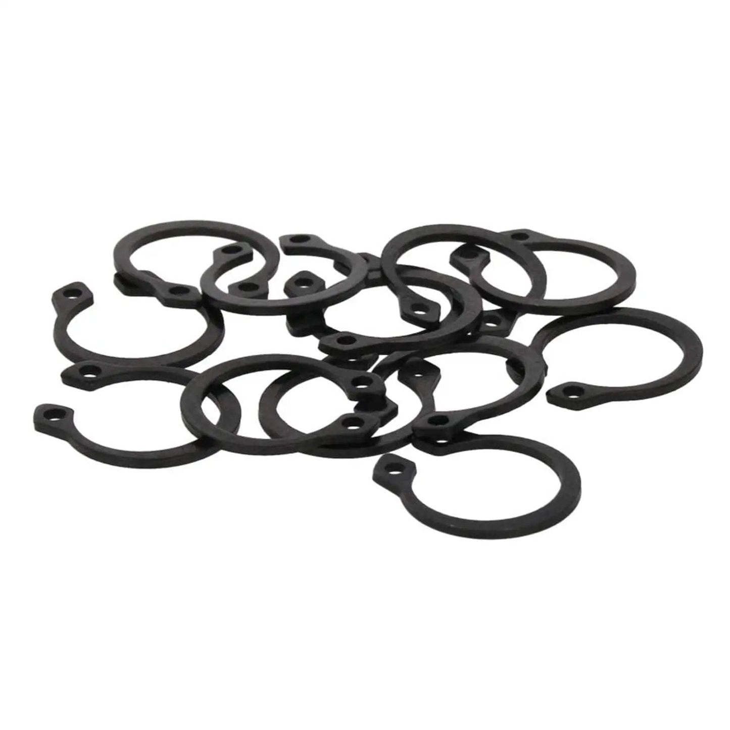 External Large Retaining Ring Set 50 Pcs Beefy 65Mn Steel Snap Rings 26 27 28 29 30 Mm Black Plated For Automobiles Electrical Bearings Heavy Duty