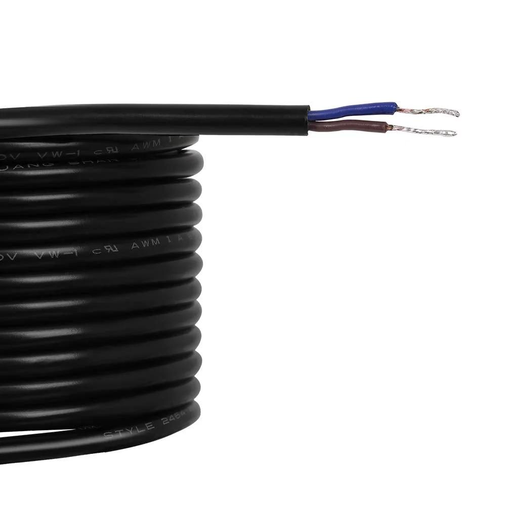 Dope Battery Temperature Sensor For Solar Charge Controllers By Renogy, Non-Polarized Wires, insulated and protected wiring close-up.