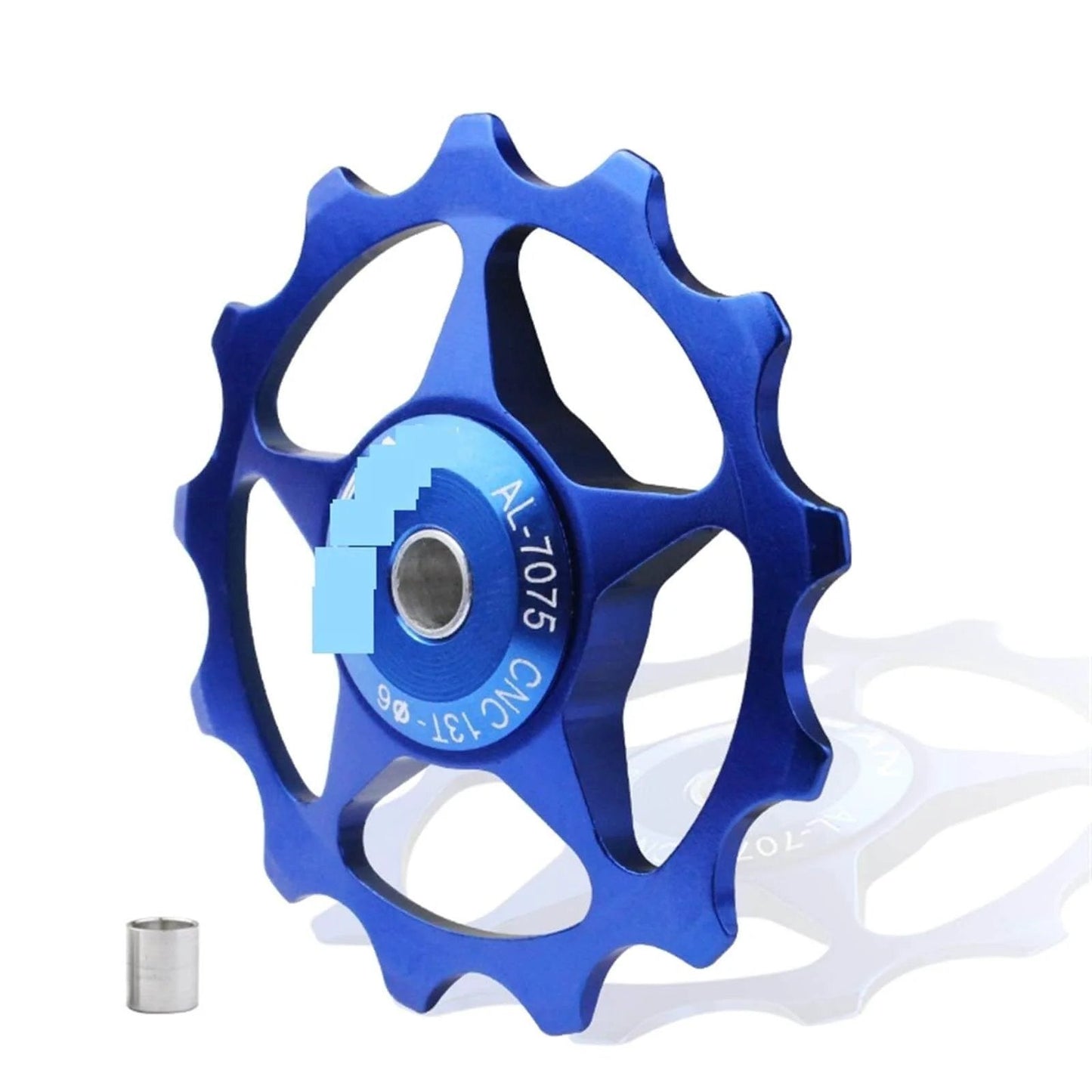 Pulley Mountain Road Bike Bicycle Rear Derailleur Pulley Roller Idler Bearing Riding Wheel Parts ( Color : 13T Blue )