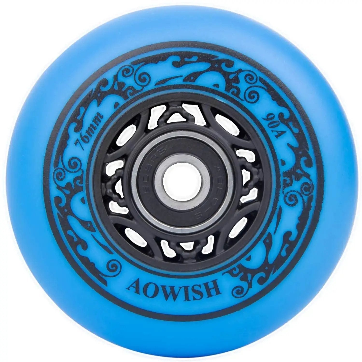76mm 90A Ripsurf Wheels With ABEC9 Bearings For RipStik DLX Caster Board Deluxe Junior Skateboard Two Wheel Pivoting Wheels