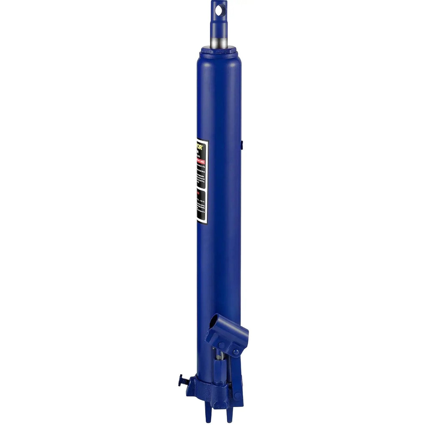 Beefy 8 Ton Hydraulic Long Ram Jack With Single Piston Pump And Clevis Base For Garage And Shop Cranes Engine Lifts Manual Cherry Picker