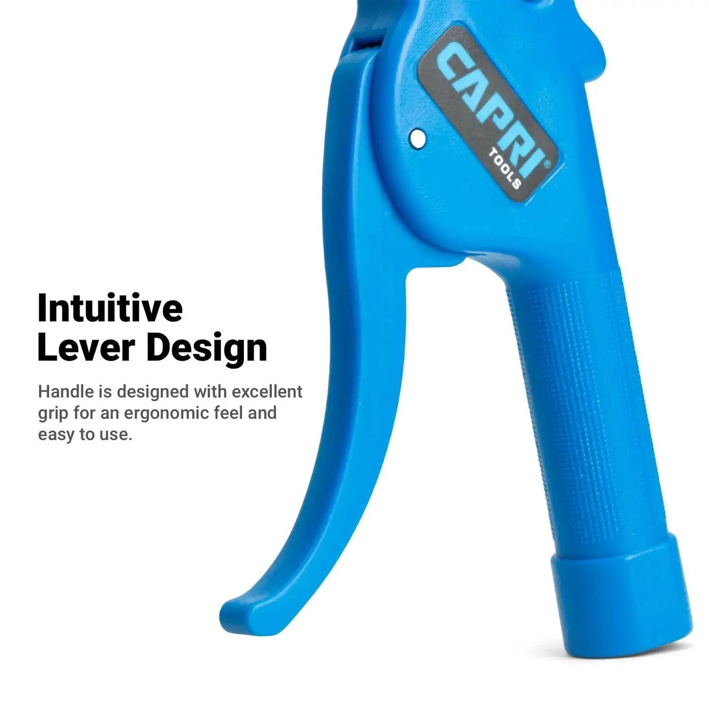Air Blow Gun Kit With 5 Inch And 12 Inch Guns Rubber Tips Ergonomic Grip And Easy Use Lever NPT One Quarter Inch Thread