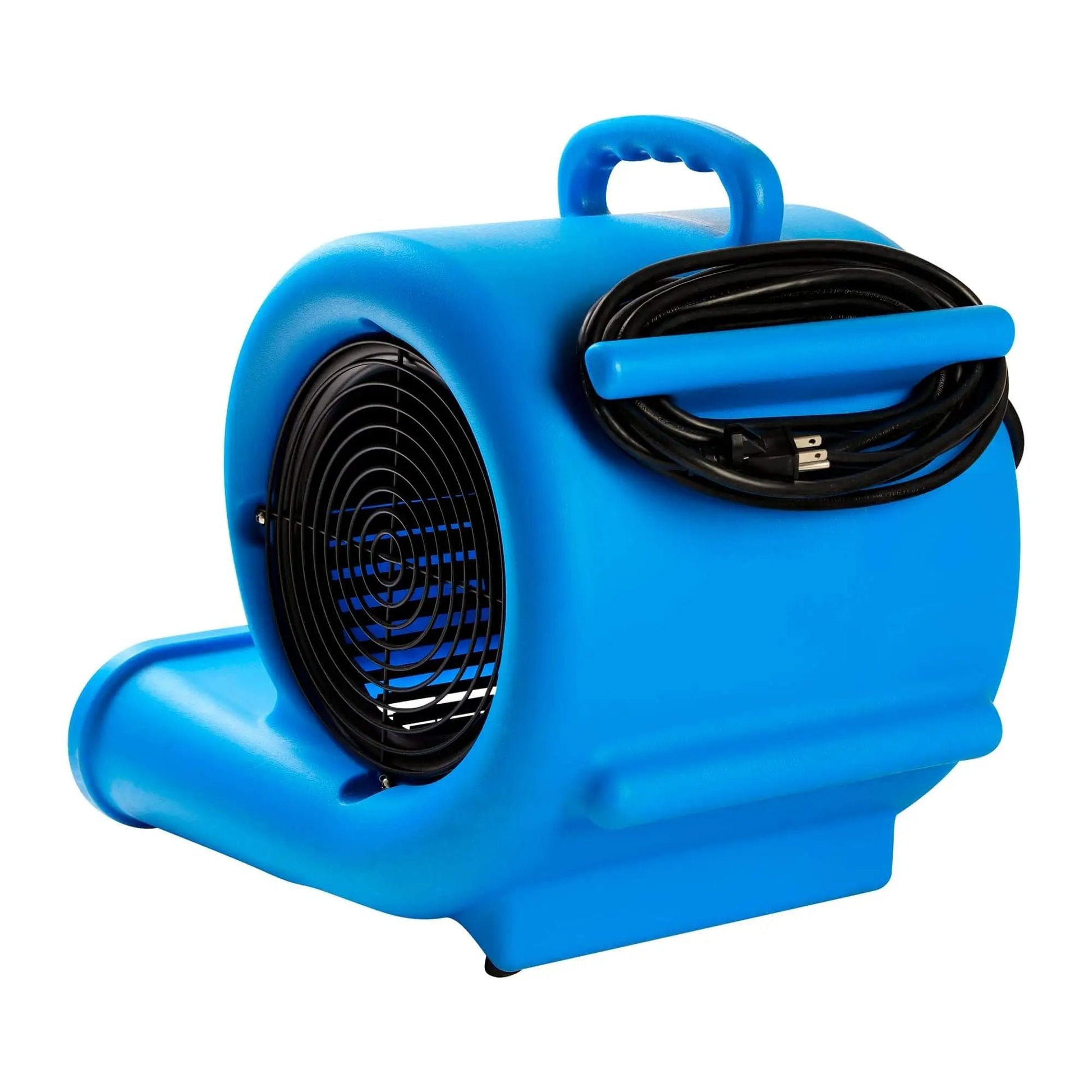 Powerful One Third HP Air Mover Blower With 2000 CFM For Floors And Carpets 3 Speed Dual GFCI Outlets 25 Feet Cord Heavy Duty Carpet Dryer Fan