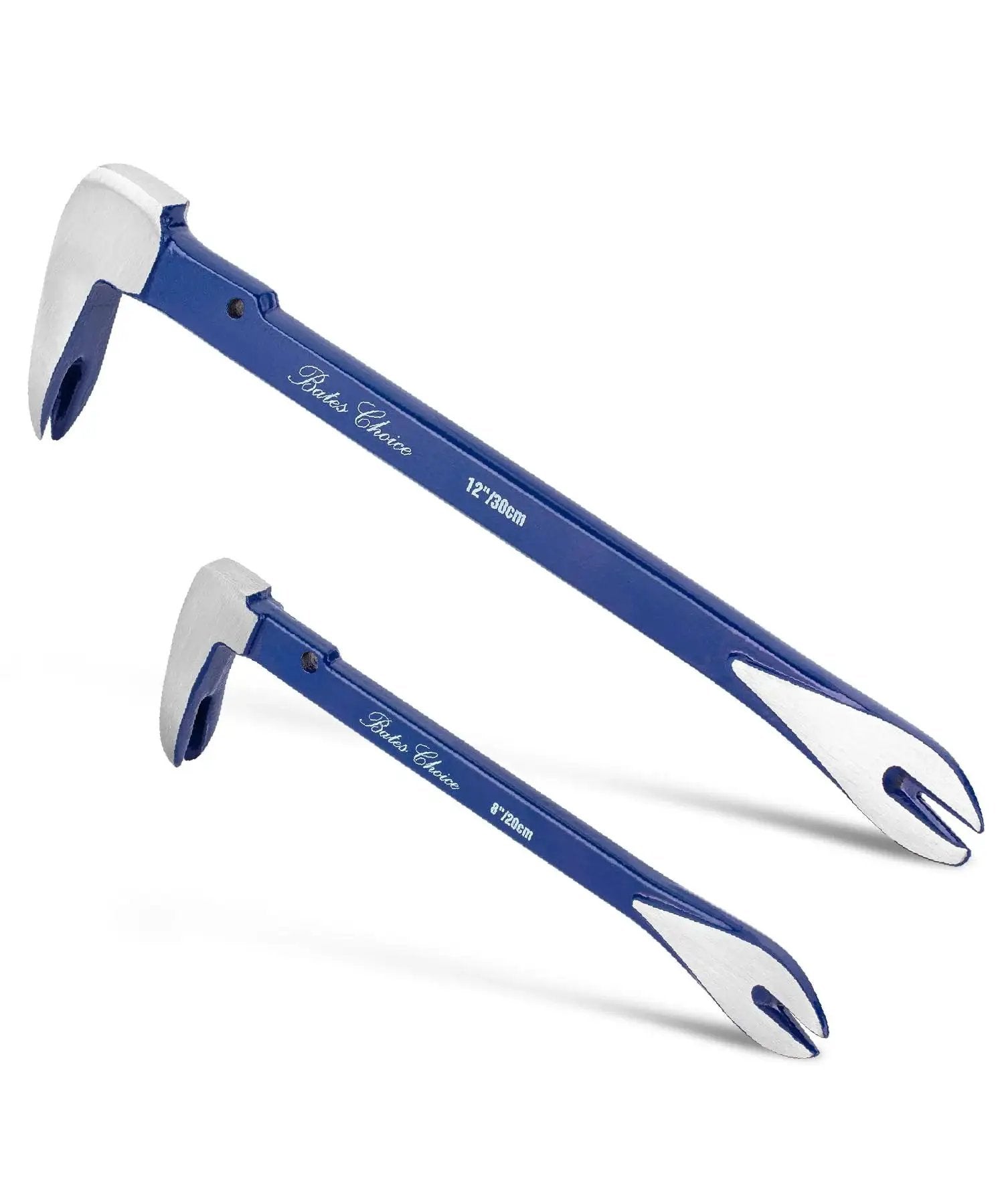 Two durable cat's paw nail pullers deliver strong leverage for removing nails, tacks, and staples from wood, flooring, and furniture