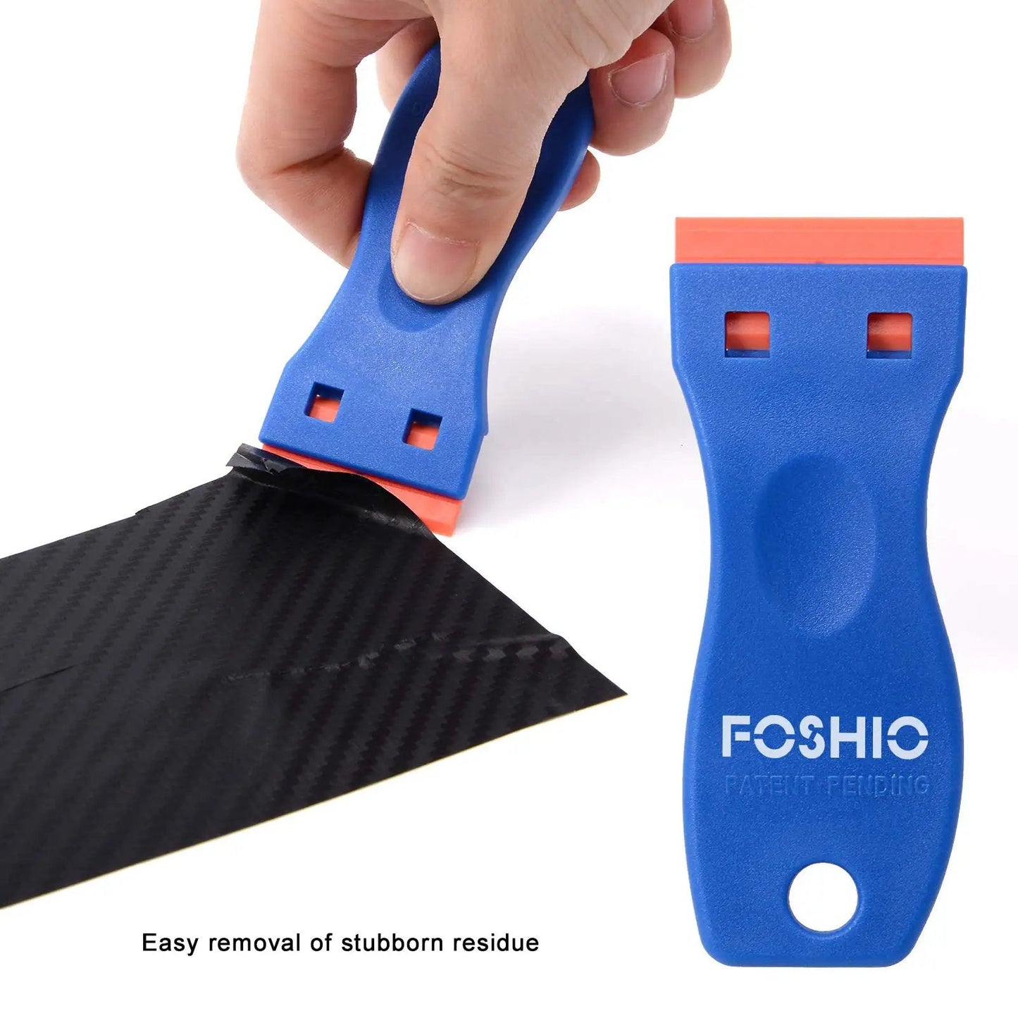 Plastic Razor Blade Scraper Set With 2 Scrapers And 100 Double Edged Blades For Gasket Removal Labels Decals And Adhesive Removal