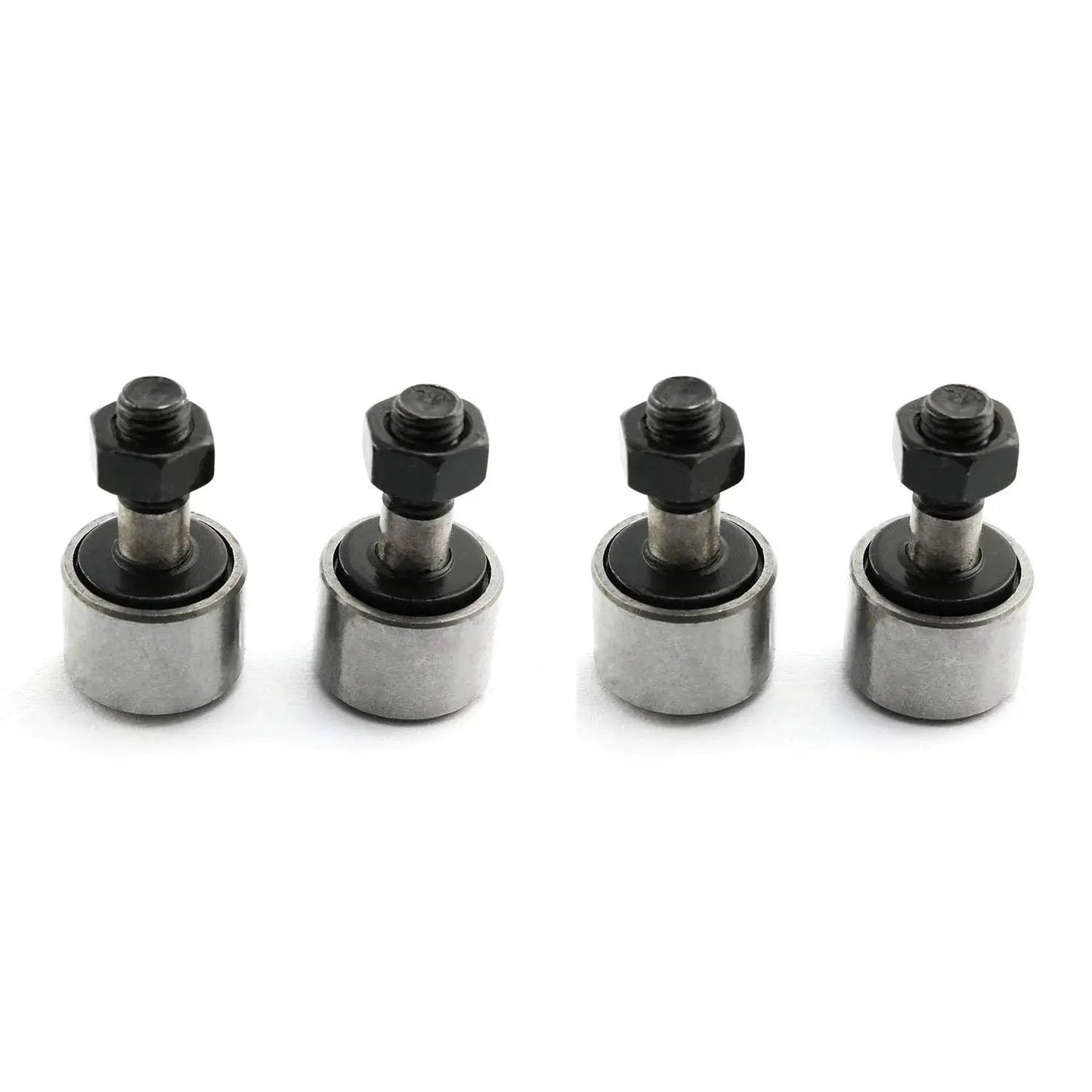 Pack of 4 Bolt Type Needle Roller Cam Follower Bearing With 13Mm Roller Diameter And 9Mm Roller Width For M5 Stud Steel Construction