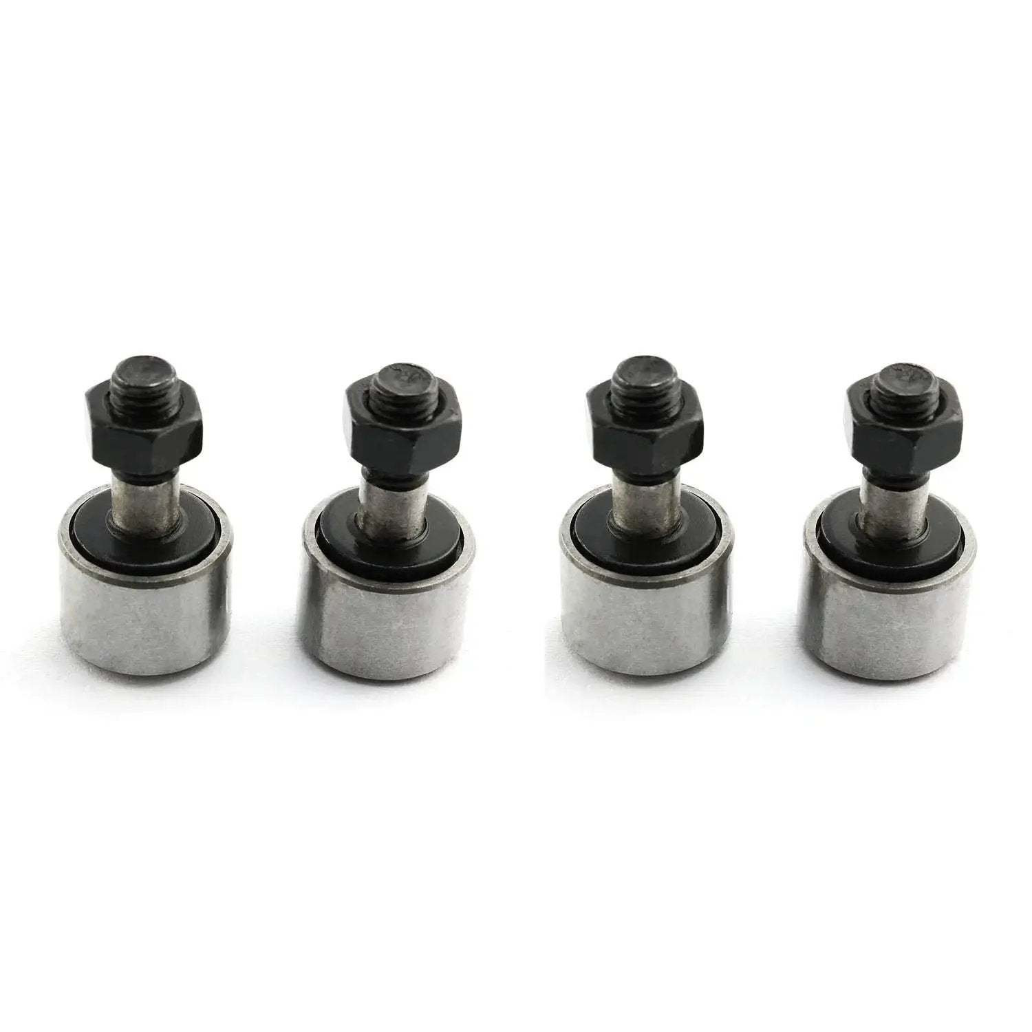 Pack of 4 Bolt Type Needle Roller Cam Follower Bearing With 13Mm Roller Diameter And 9Mm Roller Width For M5 Stud Steel Construction