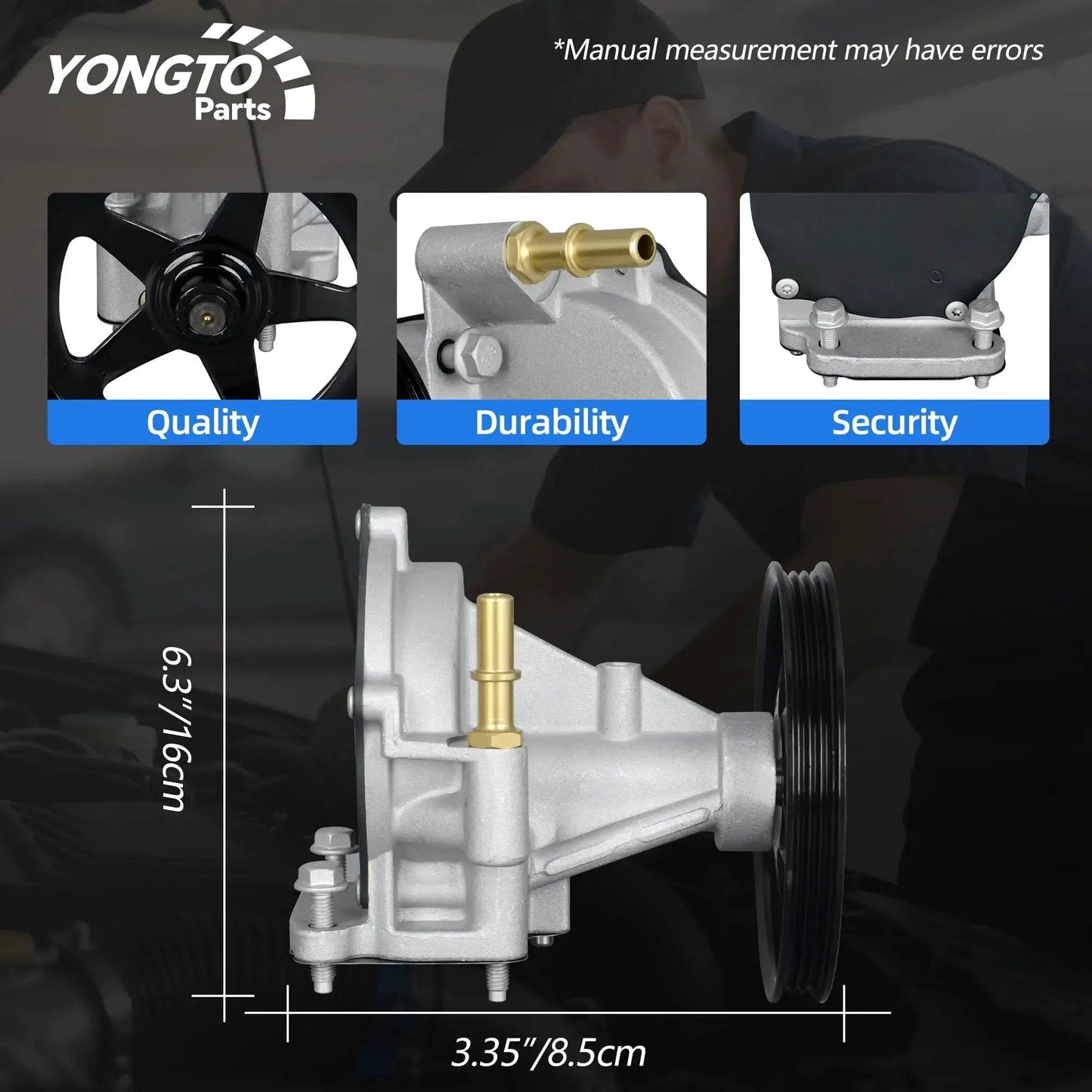 Premium Brake Vacuum Pump Replacement For Chevrolet Silverado Suburban Tahoe Escalade GMC Sierra Yukon XL 2015 To 2019, quality features.