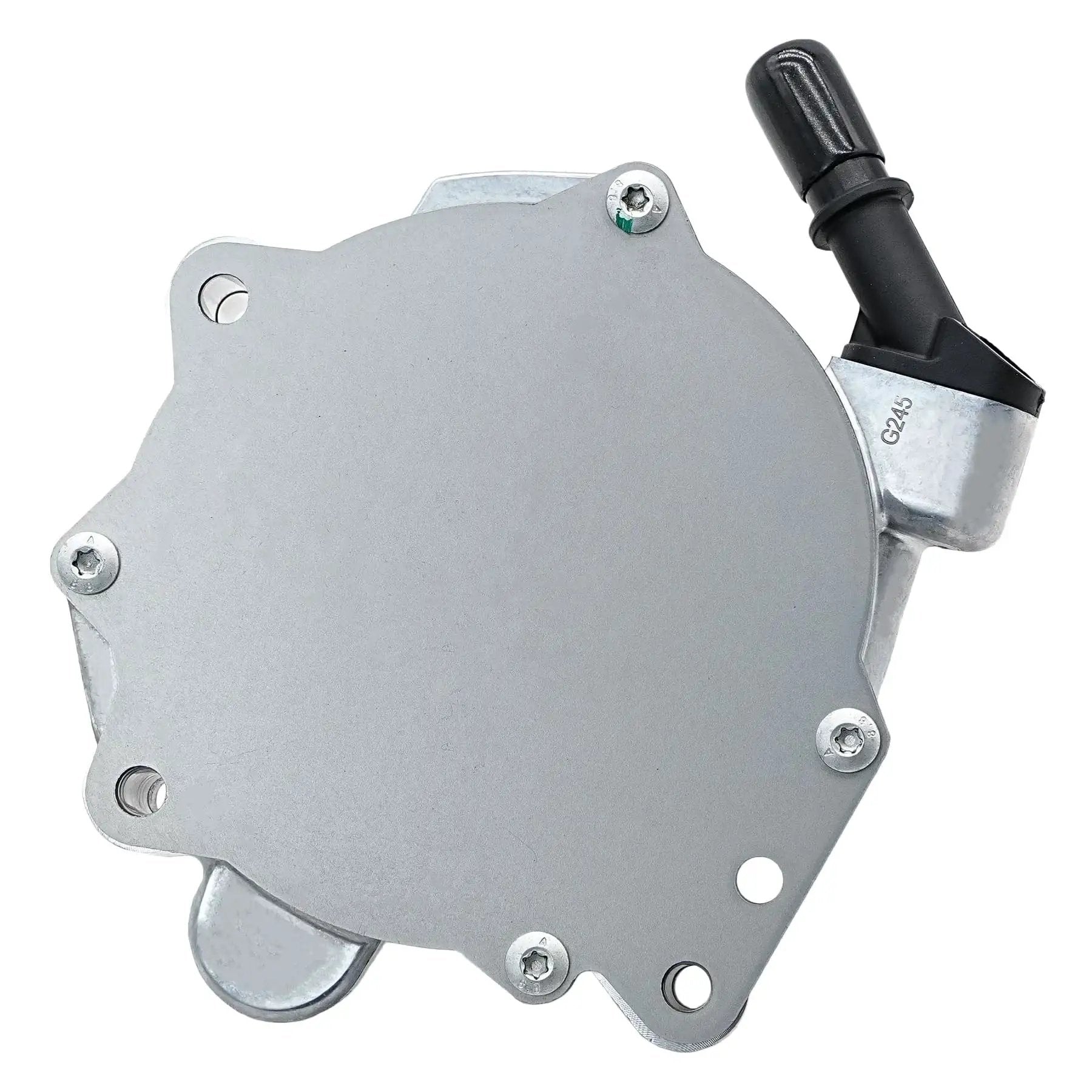 Brake Vacuum Pump For Ford F-150 Expedition Transit And Lincoln Navigator 3.5L Engine 2013-2020, top view, metal casing