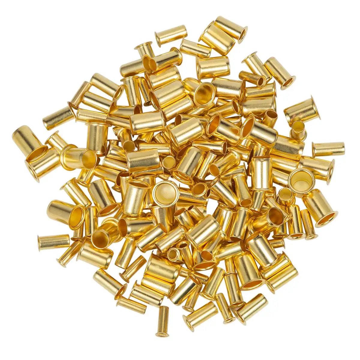 120-Piece Brass Compression Insert And Sleeve Fitting Kit For Plastic And Copper Tubing, Outer Diameters 1/8 to 1/2 Inch