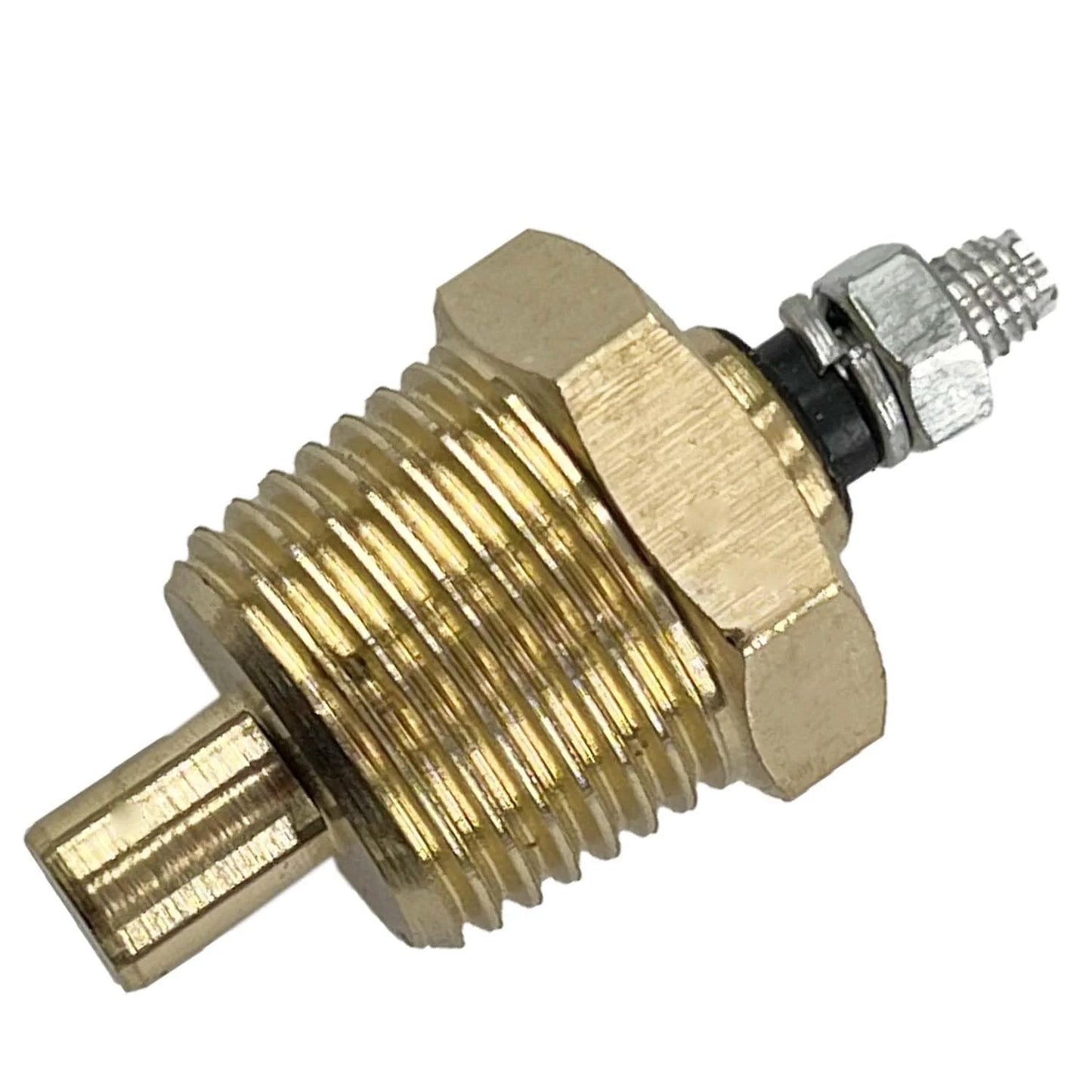 Engine Coolant Temperature Sensor ECT310 for Ford models with brass housing and threaded connector for easy installation.