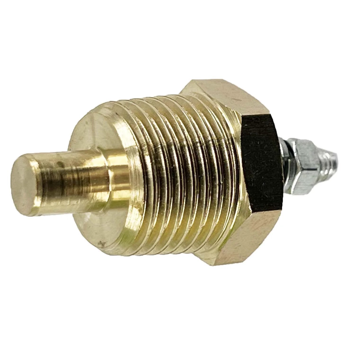 Engine Coolant Temperature Sensor ECT310 for Ford models, brass material, threaded design for secure installation.