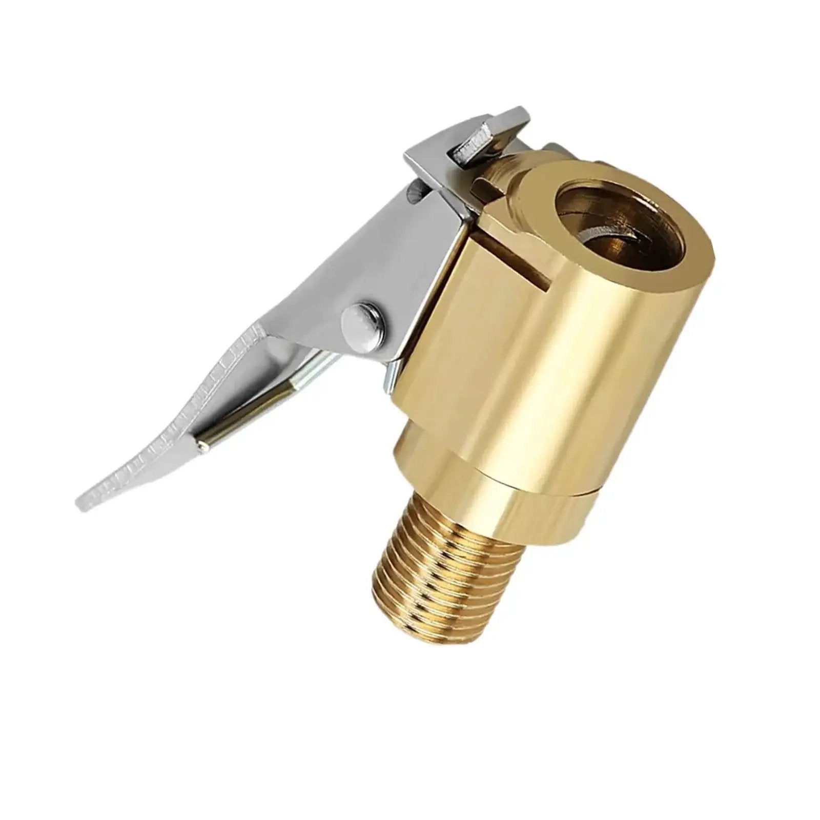 Brass Locking Tire Air Chuck With Clip Adapter No Leakage High Efficiency For Vehicle Inflator And Compressor Pump Quick Connect 8mm