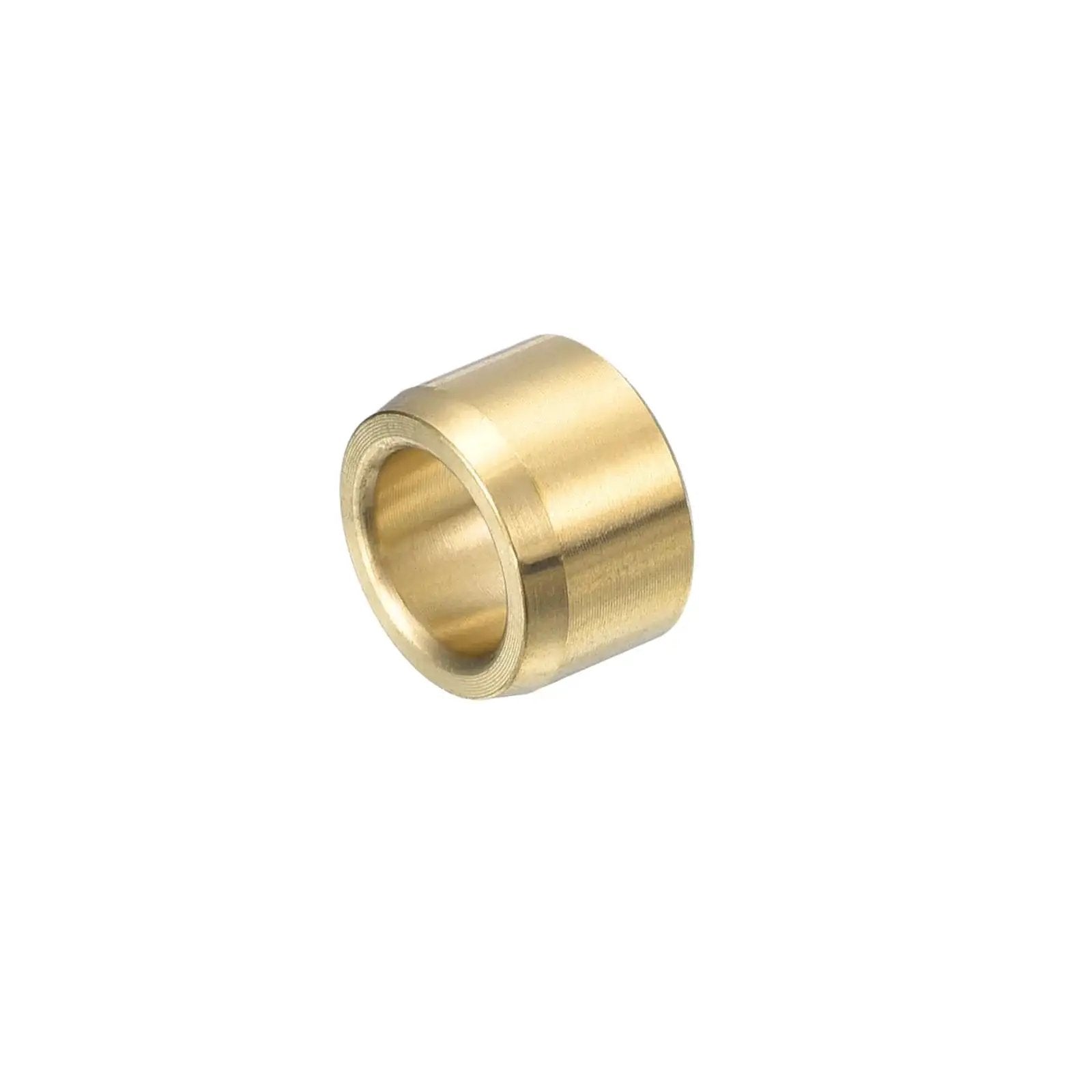 Cast Brass Sleeve Bearing With 1 Quarter Inch Bore, 3 Eighth Inch Outer Diameter, And 1 Quarter Inch Length Self Lubricating Plain Shaft Bushing