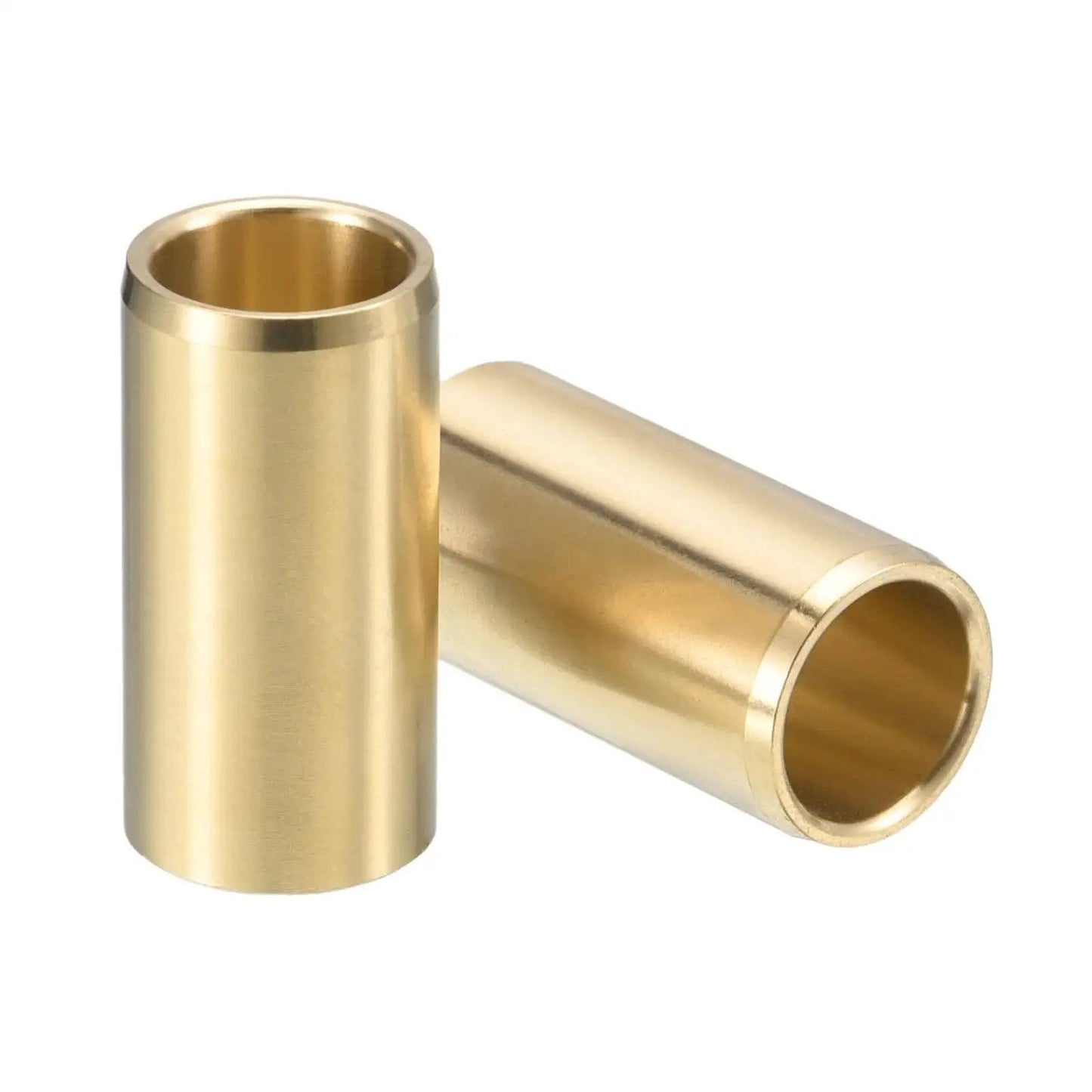 Cast Brass Sleeve Bearing With One Half Inch Bore And Five Eighths Inch Outer Diameter And Five Eighths Inch Length Self Lubricating Bushing For Plain Shafts With Wear Resistance High Strength Hardness And Corrosion Resistance Two Pack
