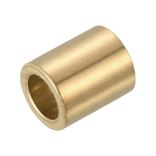 Self Lubricating Cast Brass Sleeve Bearing 16mm Bore 22mm OD 22mm Length Plain Shaft Bushing Gold Tone