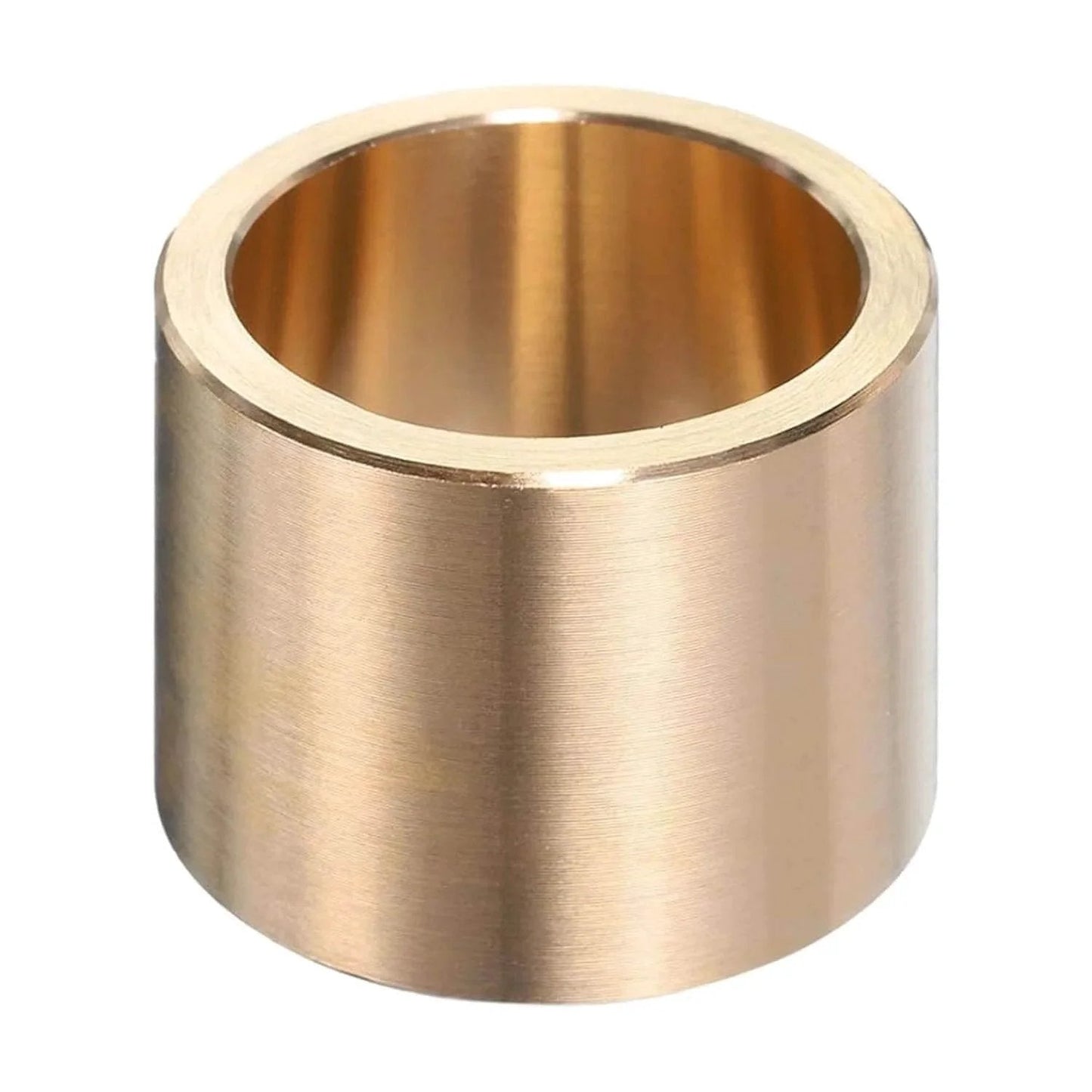 Sleeve Bearing Brass Bushing Oilless Self Lubricating With One Inch Bore And One And One Quarter Inch Outer Diameter For Machinery