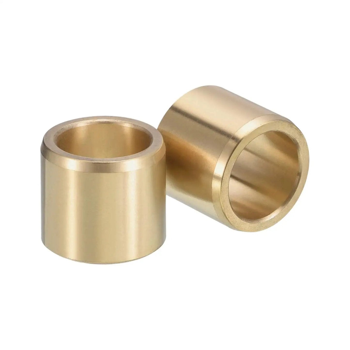 Brass Sleeve Bearing Set Three Quarters Inch Bore One Inch Outer Diameter Seven Eighths Inch Length Self Lubricating Plain Shaft Bearings