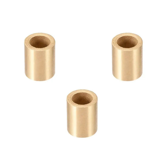 Three Self Lubricating Sintered Bronze Bearing Sleeve 8mm Bore 12mm Outer Diameter 15mm Length for low friction use