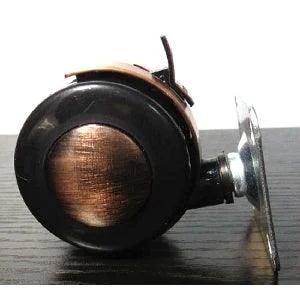 10-Pack Bronze Caster Wheel 2" - Metal Plate Brake Caster - 75lb. Load Rating-