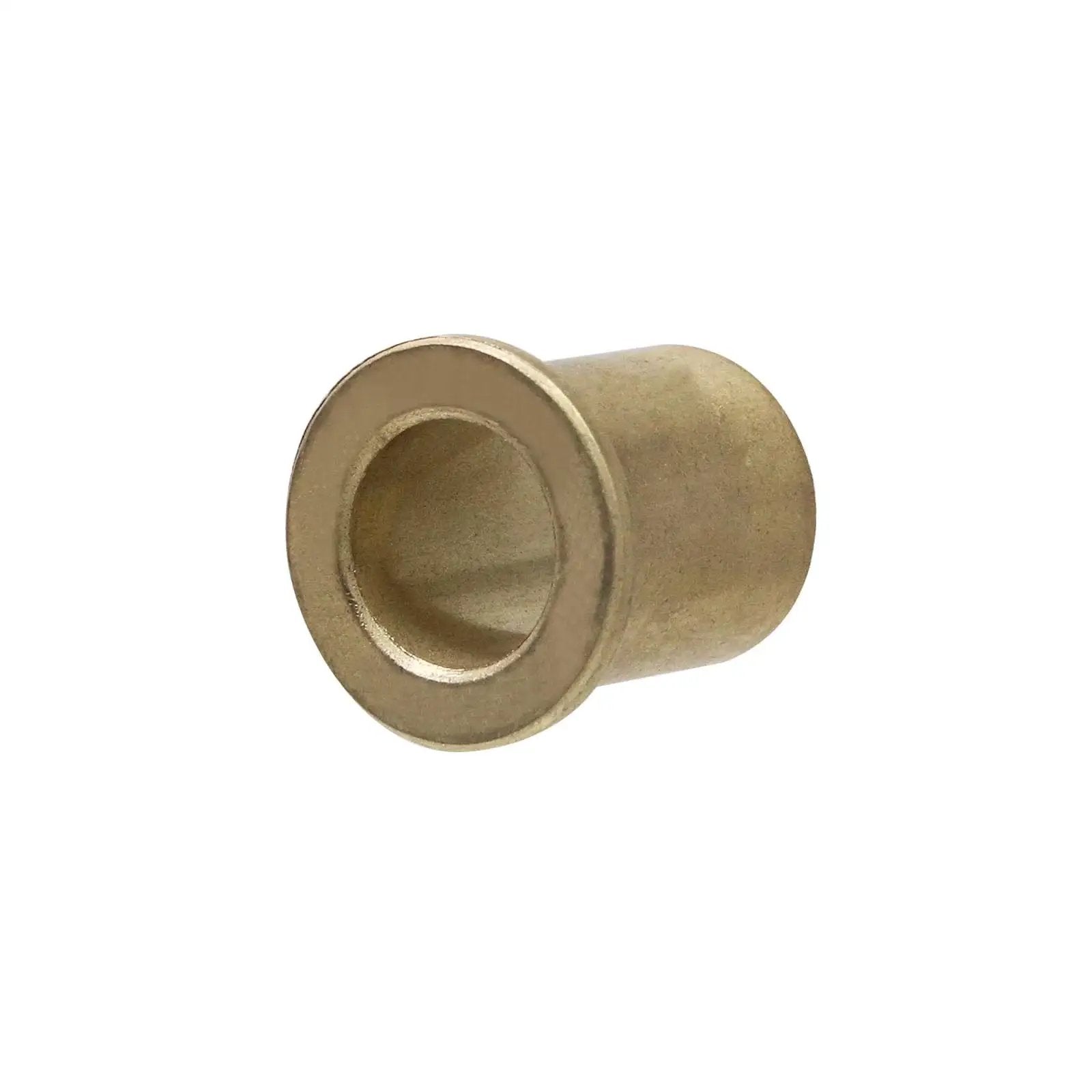 Bronze flange bearing sleeve, single piece from Flange Bearing Sleeve Set 6 Pcs Bronze Self Lubricating Bushings OD 20mm ID 12mm for industrial use