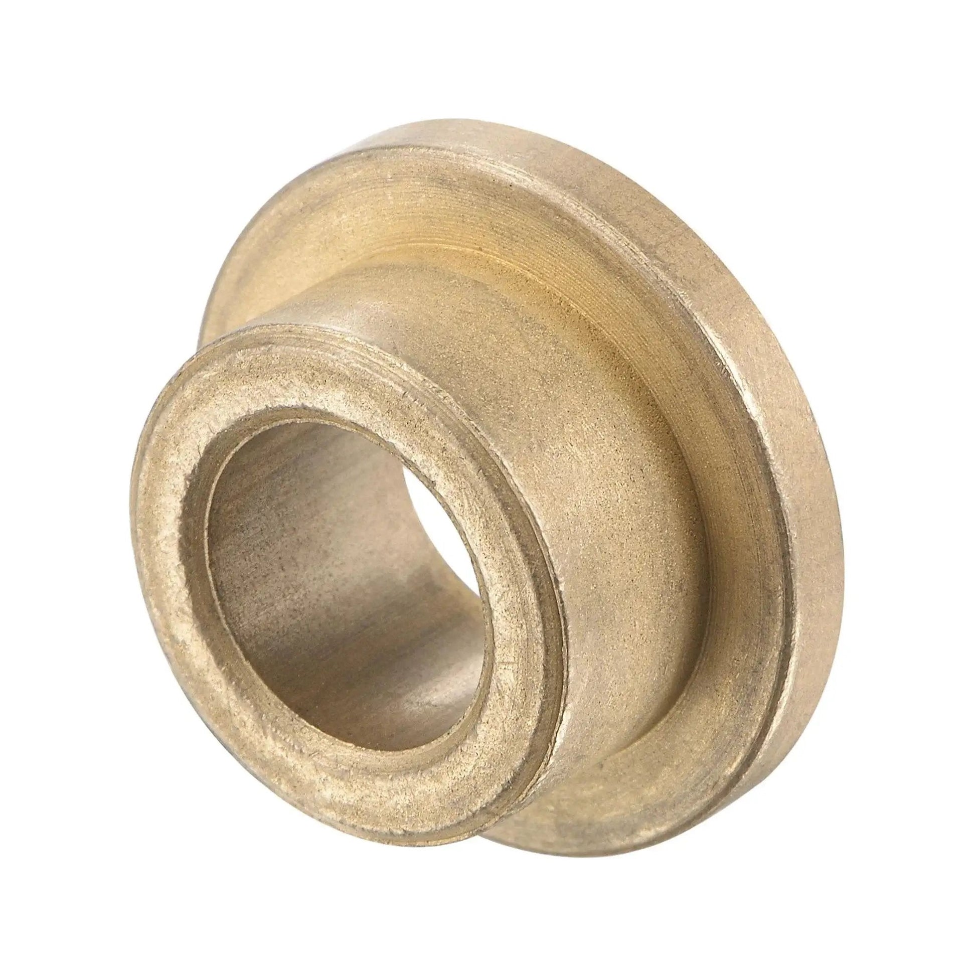 Flange Sleeve Bearing Set 10mm Bore 16mm Outer Diameter 10mm Length Flange Diameter 22mm Sintered Bronze Self Lubricating Bushing